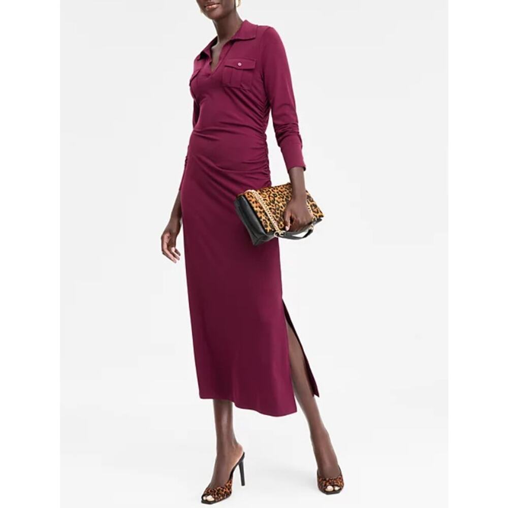 INC International Concepts Women's Long-Sleeve Pocket Maxi Dress Size XL